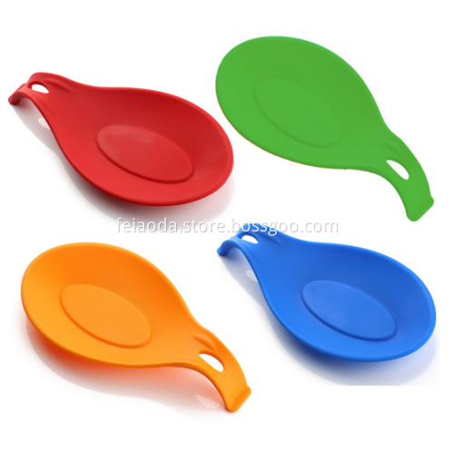 Silicone Spoon Rest Set Of 4 Assorted Colors